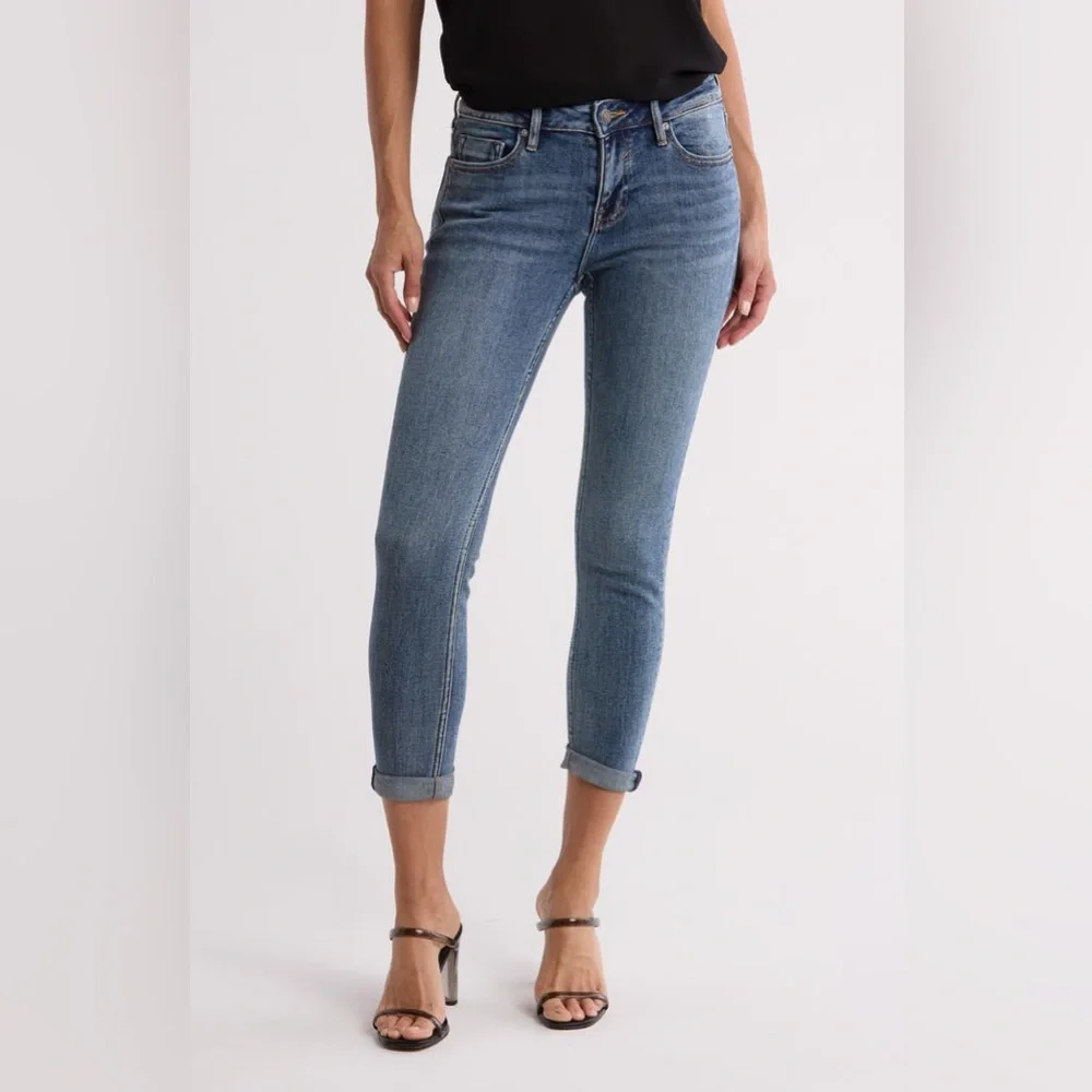 VIGOSS Thompson Tomboy Crop Relaxed Skinny Jeans